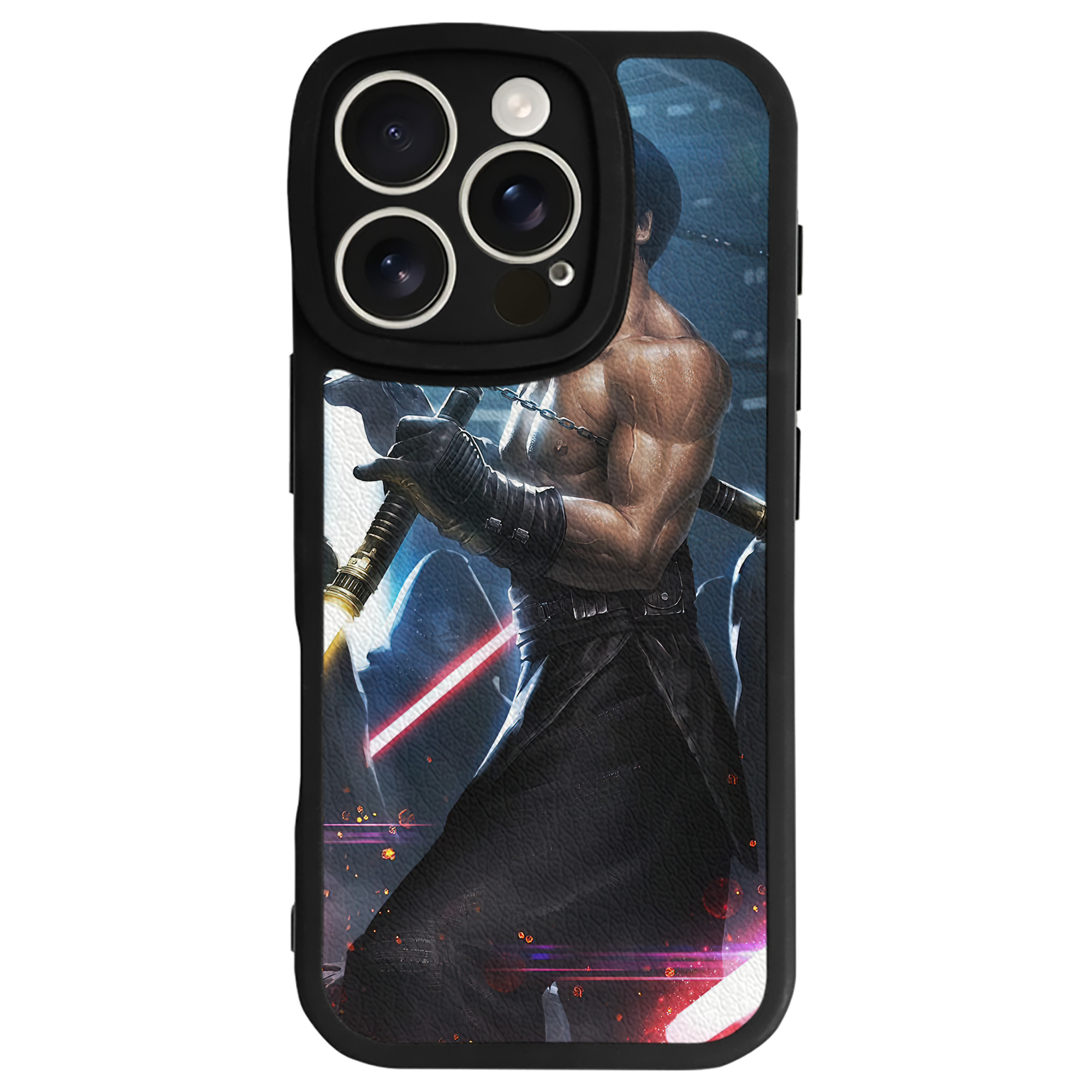 （画像用） スター・ウォーズ Star Wars 【iPhone 16シリーズ対応】シリコンスマホケース（レザー調） 材質：シリコン